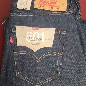 Levi's Dark Indigo Denim Pants Classic Fit